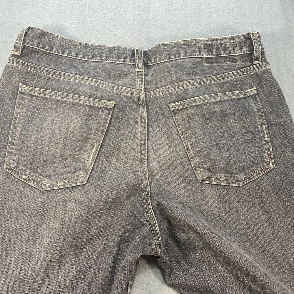 Banana Republic Straight Leg Jeans Mens 34 X 32 Blue Dark Wash Regular Fit Denim